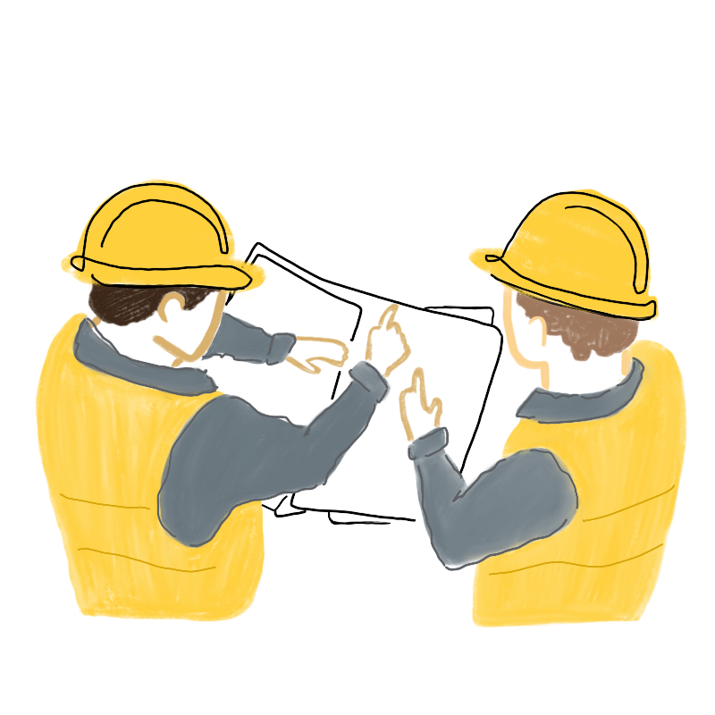 Watercolor - construction