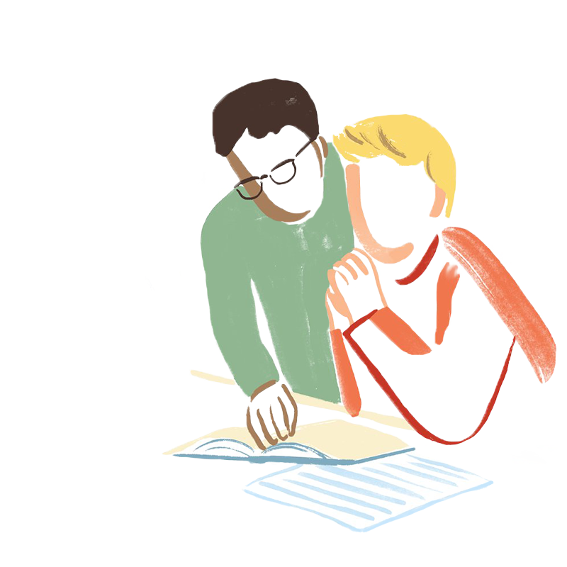 watercolor - admin paperwork