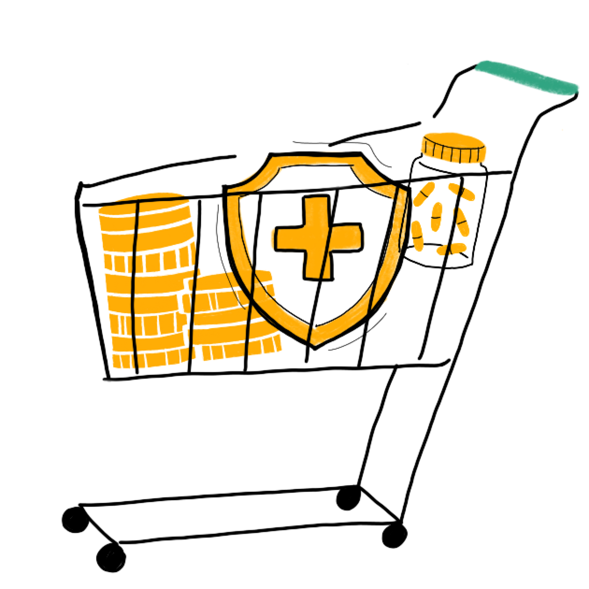 watercolor - shopping