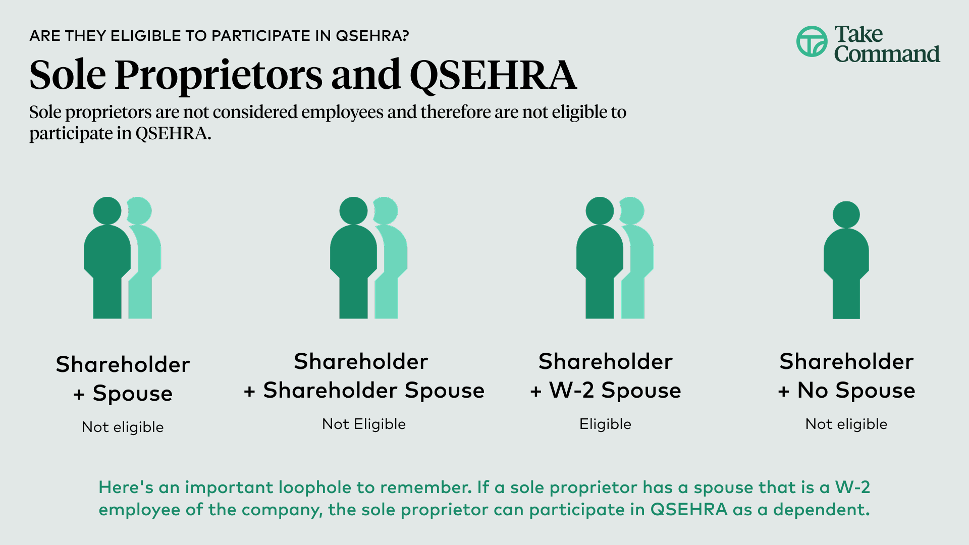 Owner Eligibility - Sole Proprietor - QSE - Graphic