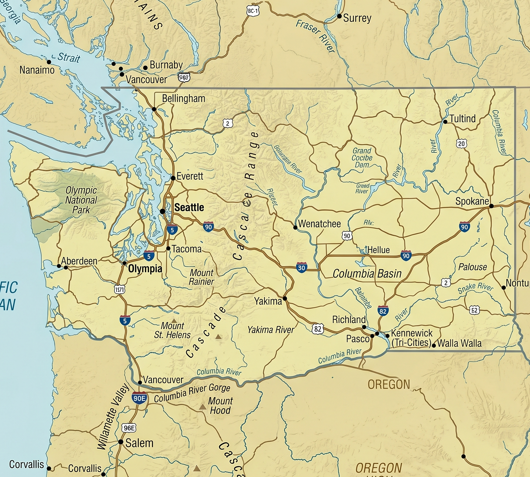 Washington_State_Map