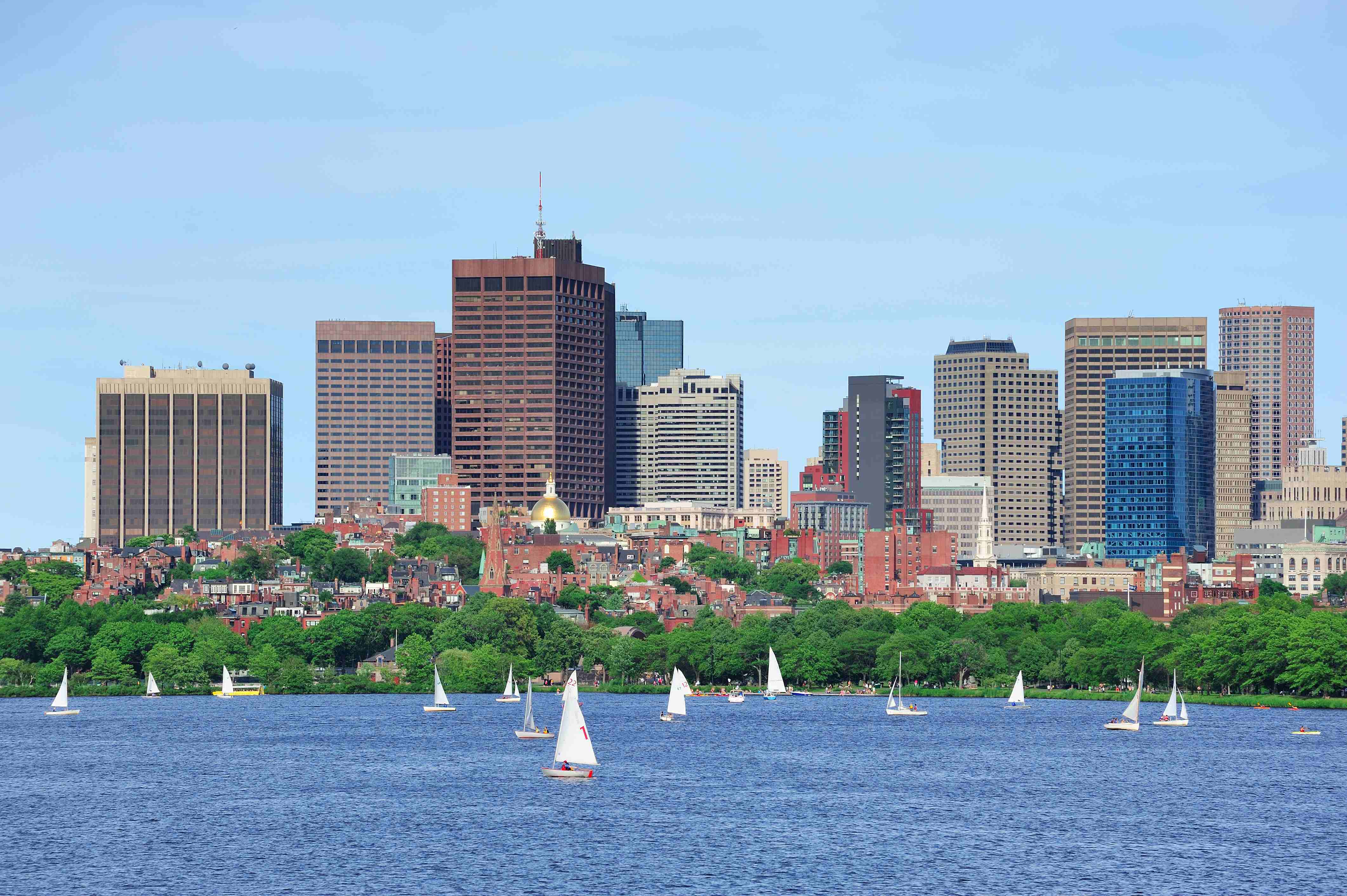 Boston skyline.